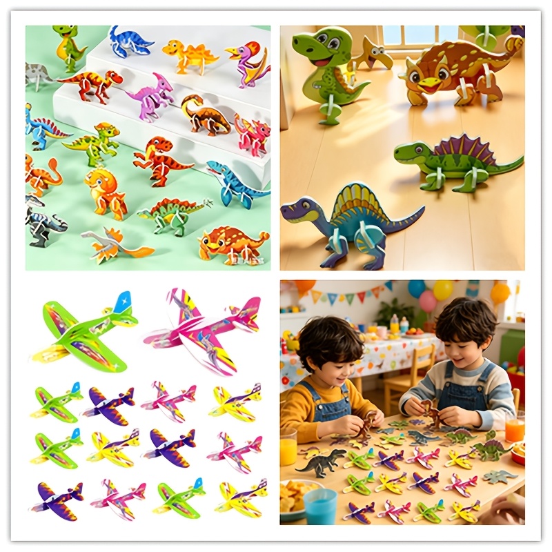 35pcs Exquisite Educational 3D Stereoscopic Puzzle Set
