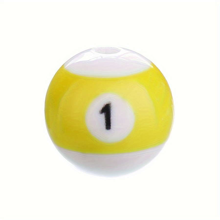 100 Fußball Perlen 12mm - Acryl Kugeln Für Armbänder, Schmuck Basteln