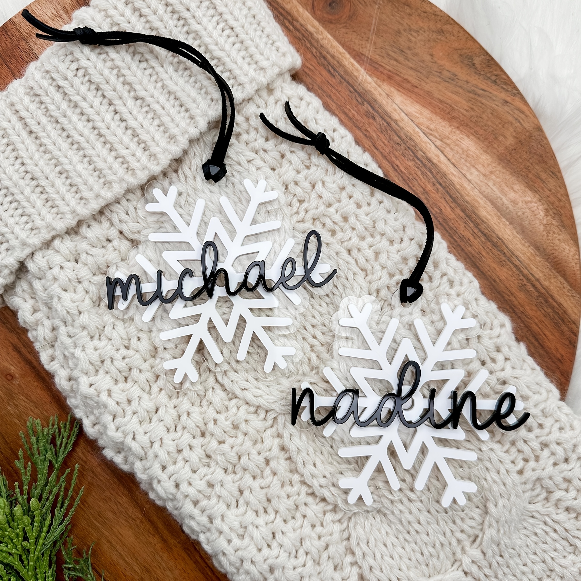 

Of 1 Personalized Tag , Pendant, For Unique And Decorations, Customizable For Christmas Tree