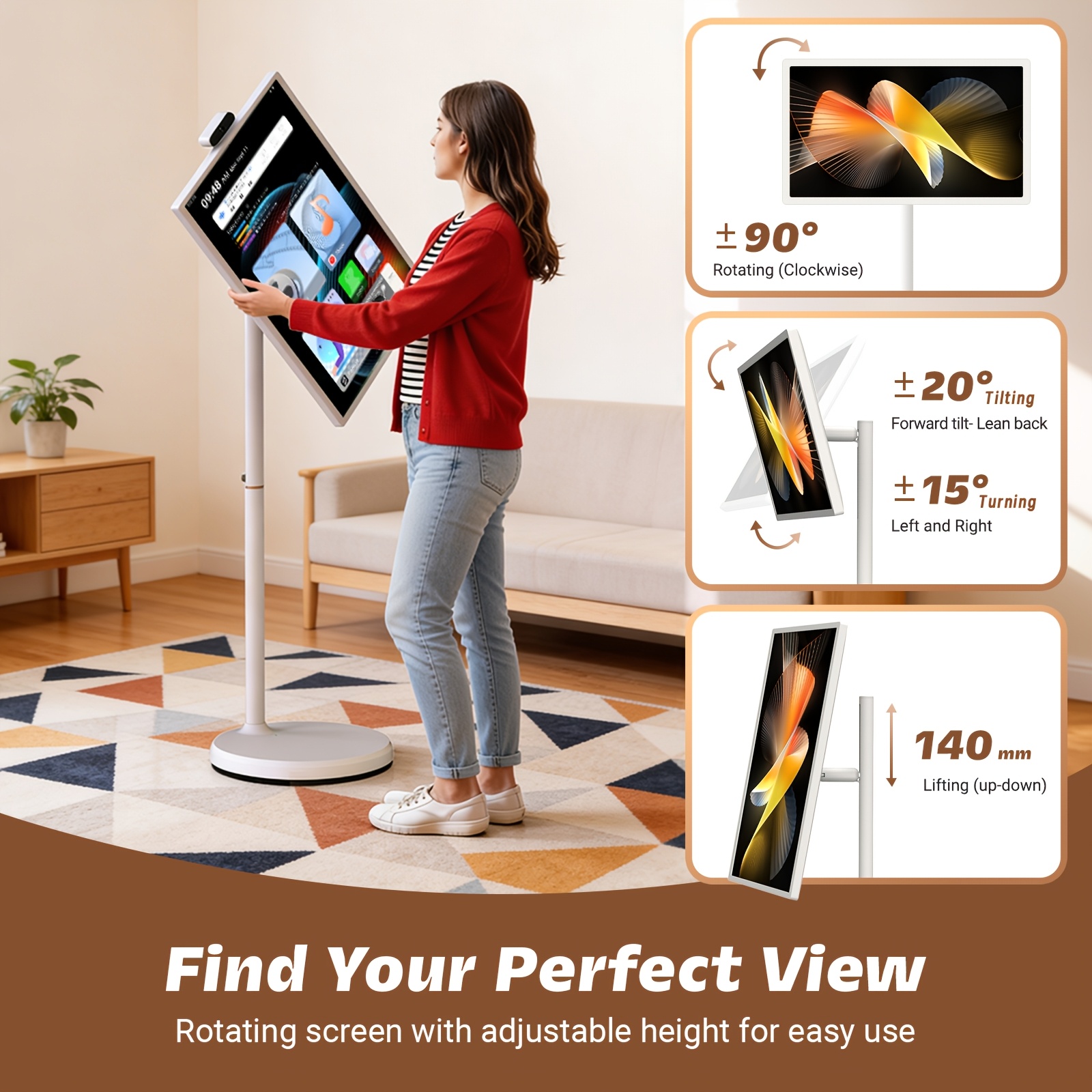 32   tablet touchscreen monitor portable smart   stand 8 8 gb   256gb rom tablet pad Product details 4