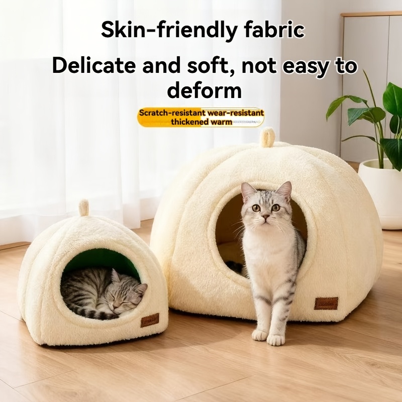 Warm Cozy Cat'S Bed & Small Nest - Assembly, -Fit Den for Rabbits, - Pet Suitable for Cats, Holland Little, Rabbits - Cozy Hideout