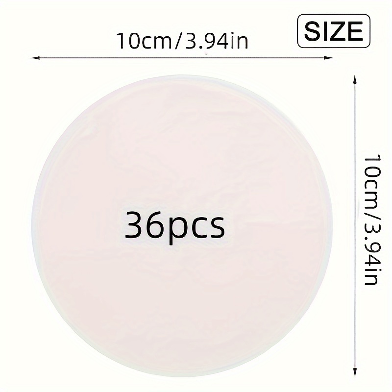 Gdgdsy 36pcs Round Blank Cards Cardstock Thick Paper Cards Small Paint Board For Painting Coasters Painting Writing And Decorations( Diameter-4in)