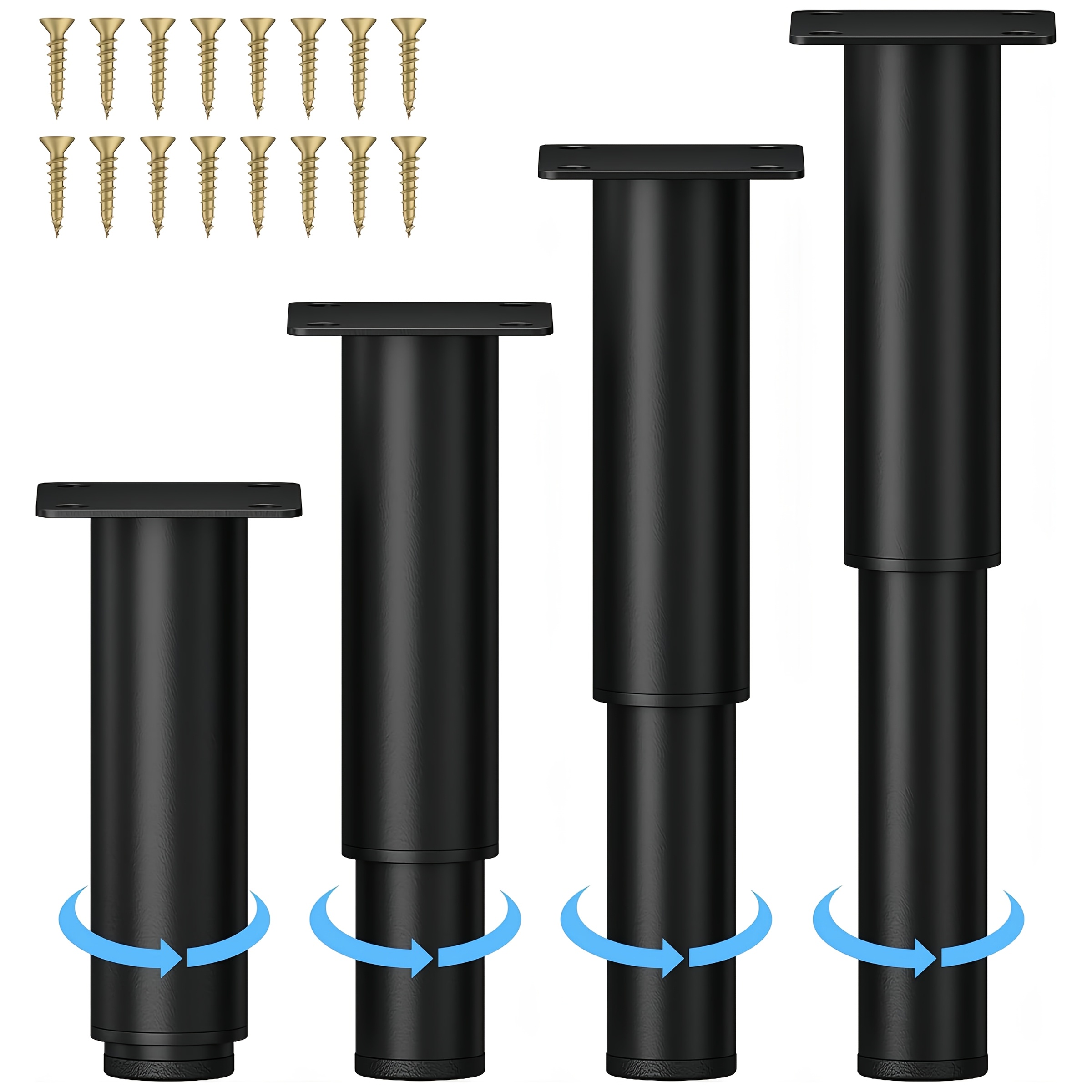telescopic adjustable table legs sold on Temu United States