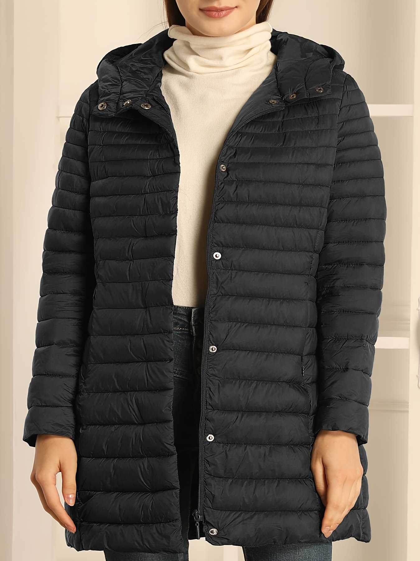 Giubbotto Invernale Bambina/Bambino – Cappotto In Pelle Con Cerniera, Manica Lunga, Tinta Unita, Per Autunno/Inverno - 10