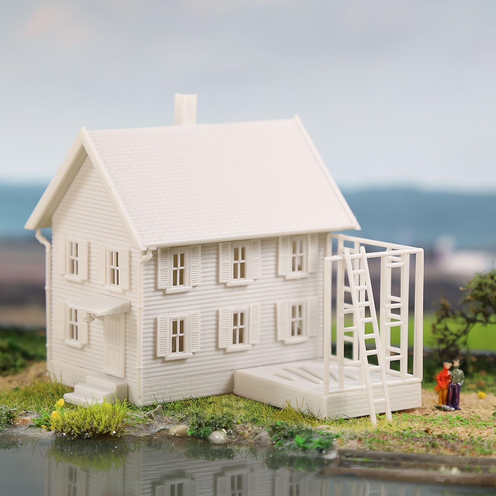 N Scale Unassembled Model Schoolhouse Kit