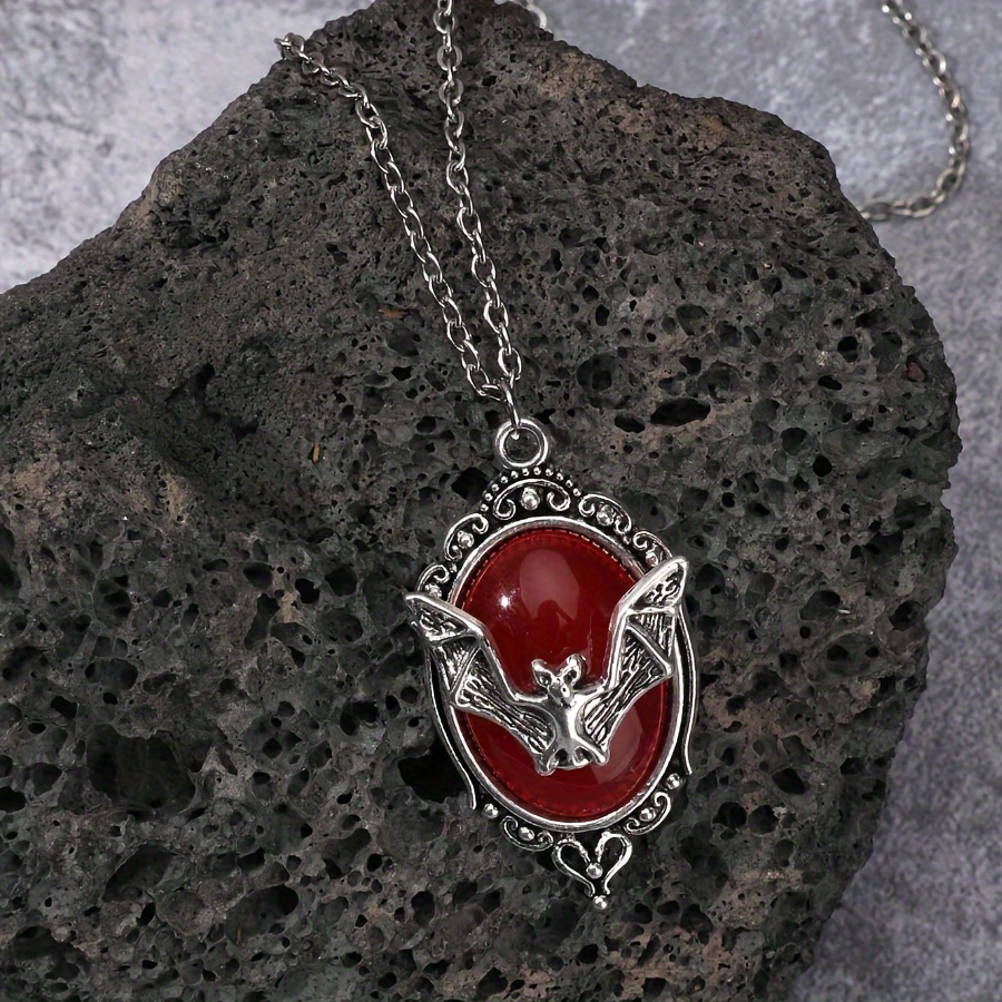 E-shop 1 Vintage Gothic Fledermaus-Anhänger Herrenkette