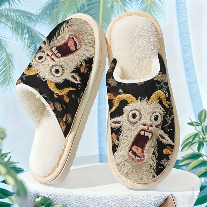 TEMU Fantasy Slippers, Unisex, Niche Style Indoor Couple Slippers