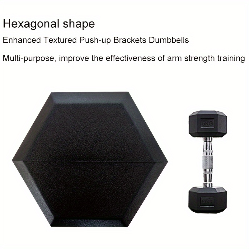 1pc/2pcs 10kg/22.05LB 六角ダンベル ウエイトリフティング ストレングストレーニングに適しています。 - Temu Japan