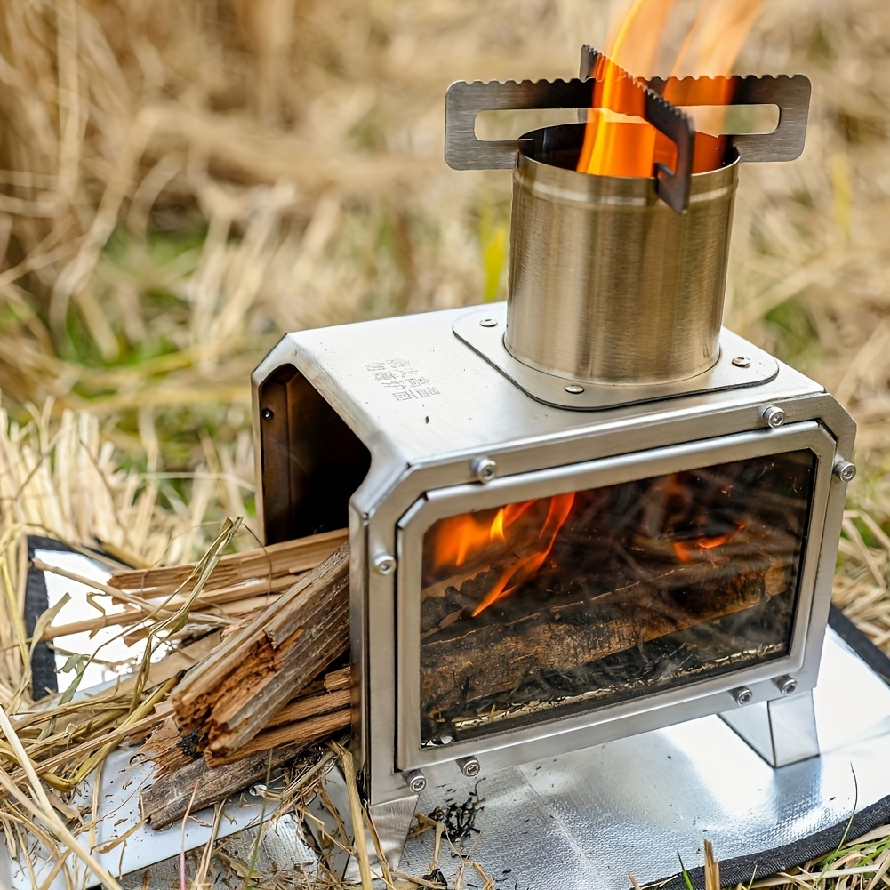 a   portable stainless   stove a durable barbecue grill suitable for   and cozy family cooking Product details 2