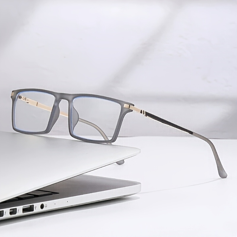 y2k retro square frame glasses men women photochromic color Temu