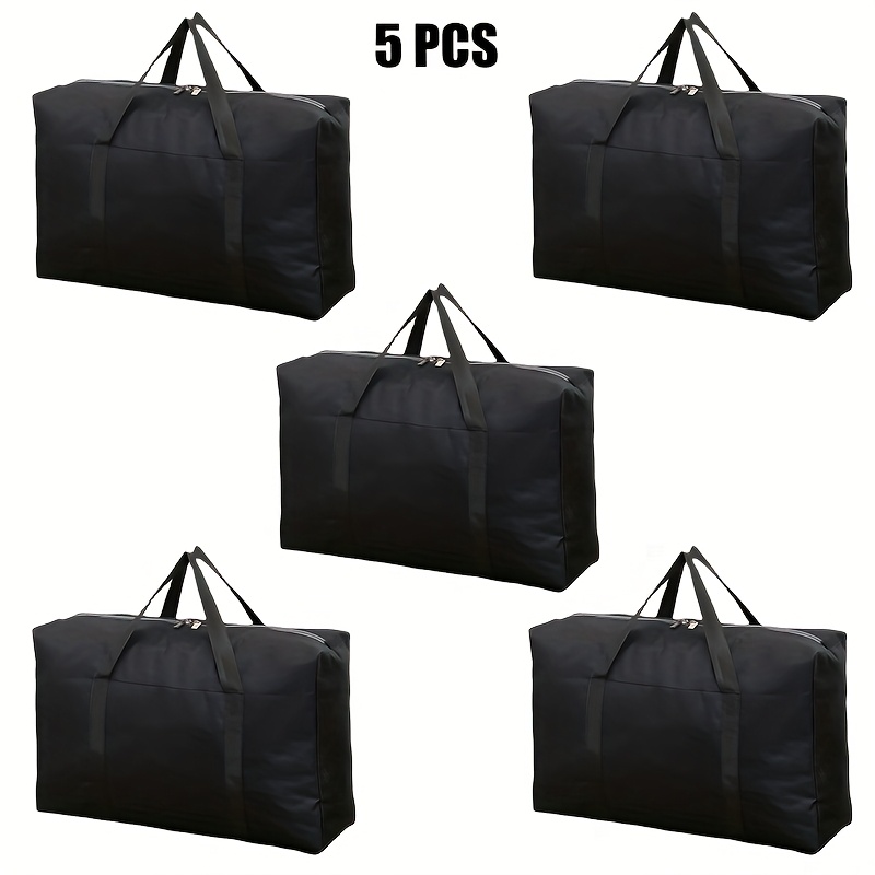 Image of 2pcs|5pcs, Outdoor Camping Bag|storage Bag, Large Capacity Oxford Cloth Handbag Storage Bag, Ultralight Portable Travel Storage Bag, Size 80x25x48cm