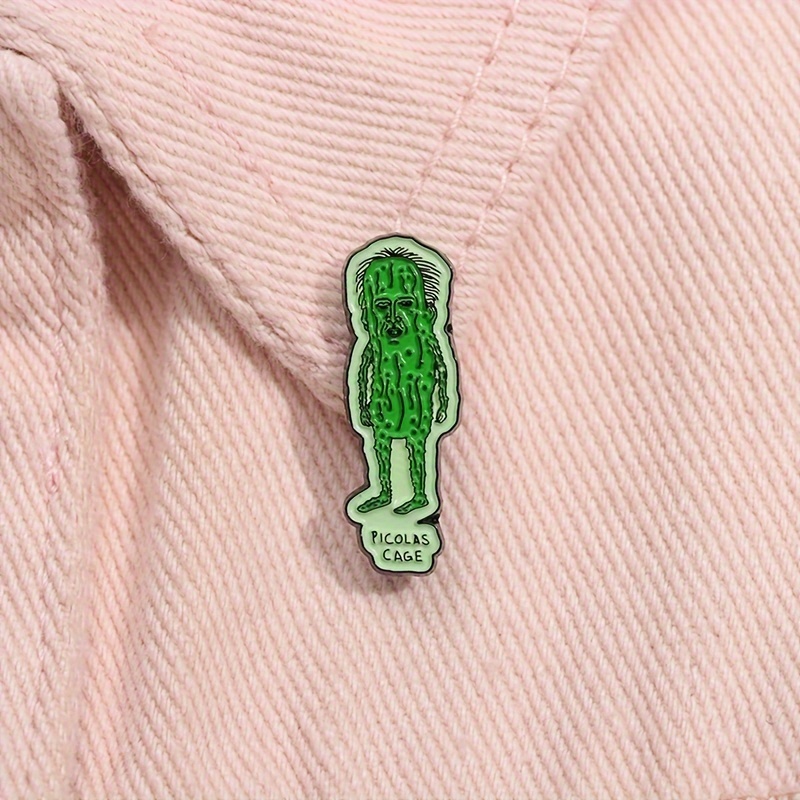 

1pc, Funny "" Meme Enamel Pin, Cute Punk Style Brooch, Cartoon Badge Accessory For Clothing, Backpacks, Gifts