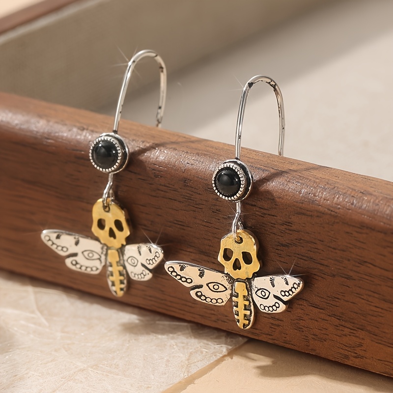 E-shop 1 Paar Vintage Kupfer Handwerker Geschnitzte Ohrringe, Einfacher Bohemian Party, Beste Wahl für den