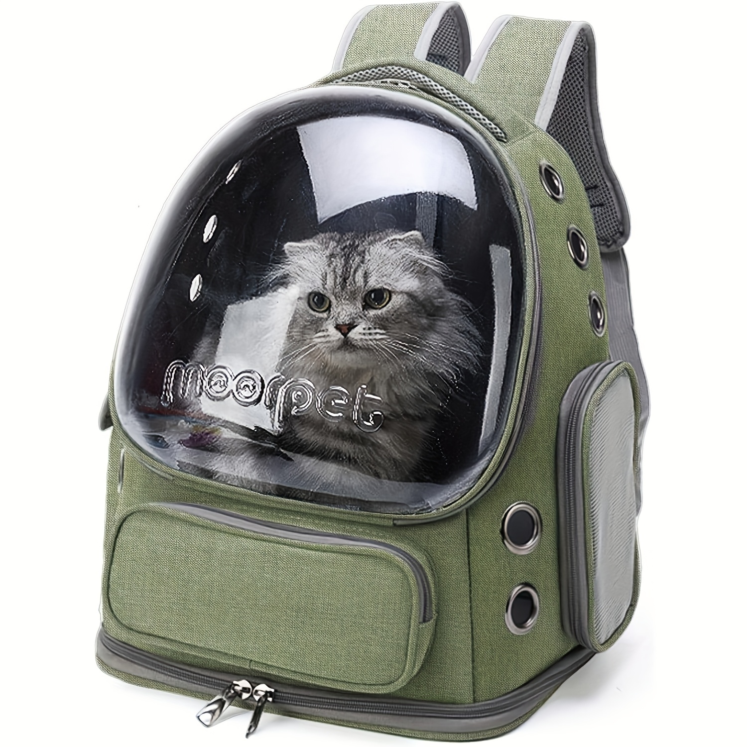 breathable pet backpack cat backpack secure travel friendly