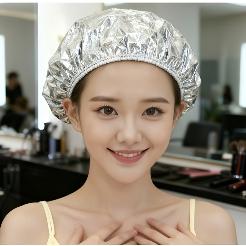 TEMU Gorro para el cabello de constante no eléctrico - Retenedor de para teñido, mascarillas capilares y cuidado post-natación, gorro de evaporación