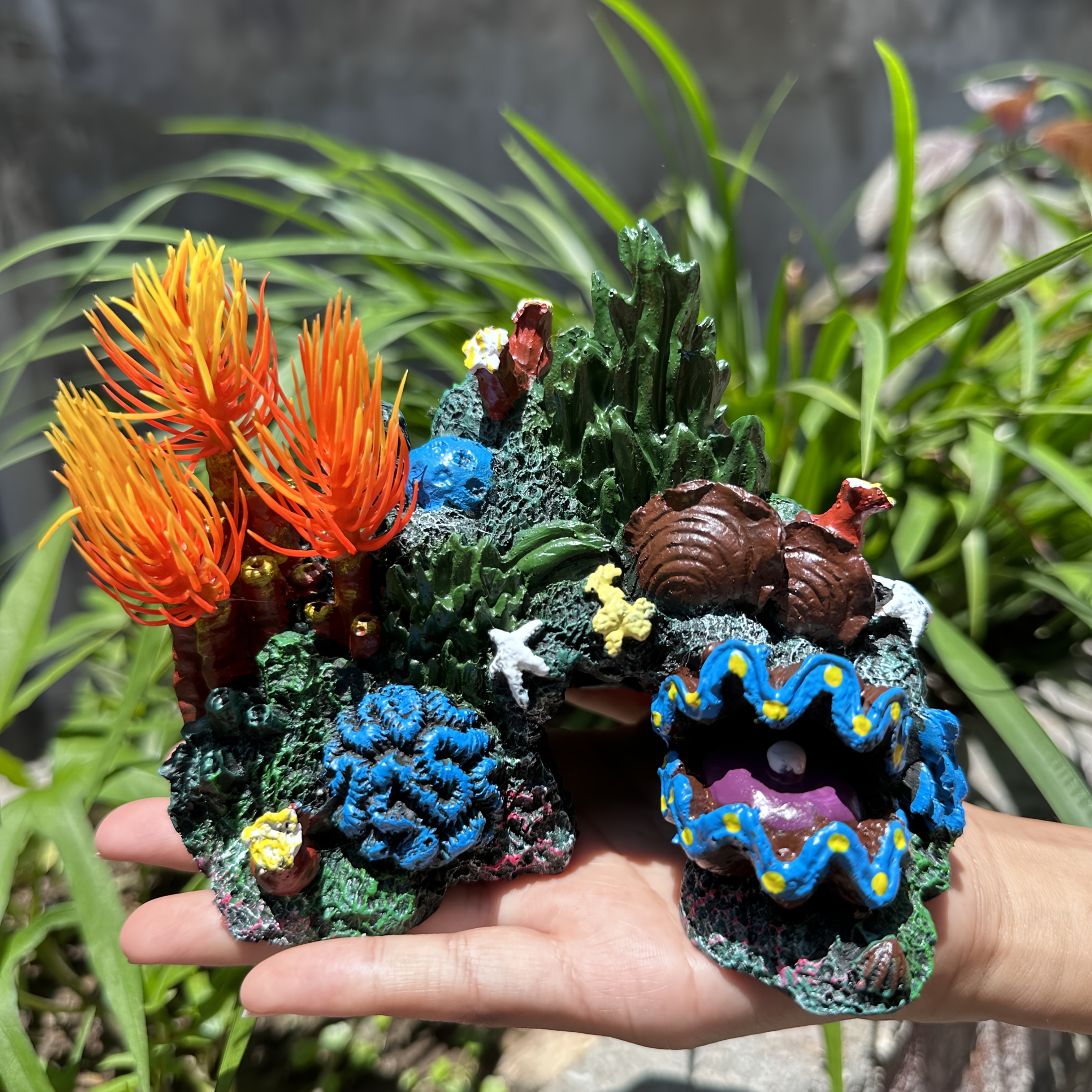 lebendige künstliche korallenriff aquarium ornament