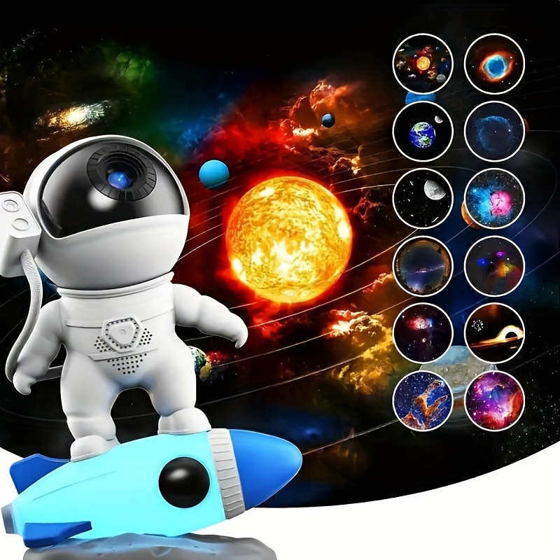 Proyector de sistema solar, luz nocturna de estrella para niños, juguetes  de planeta, luz espacial, proyector de universo, lámpara espacial