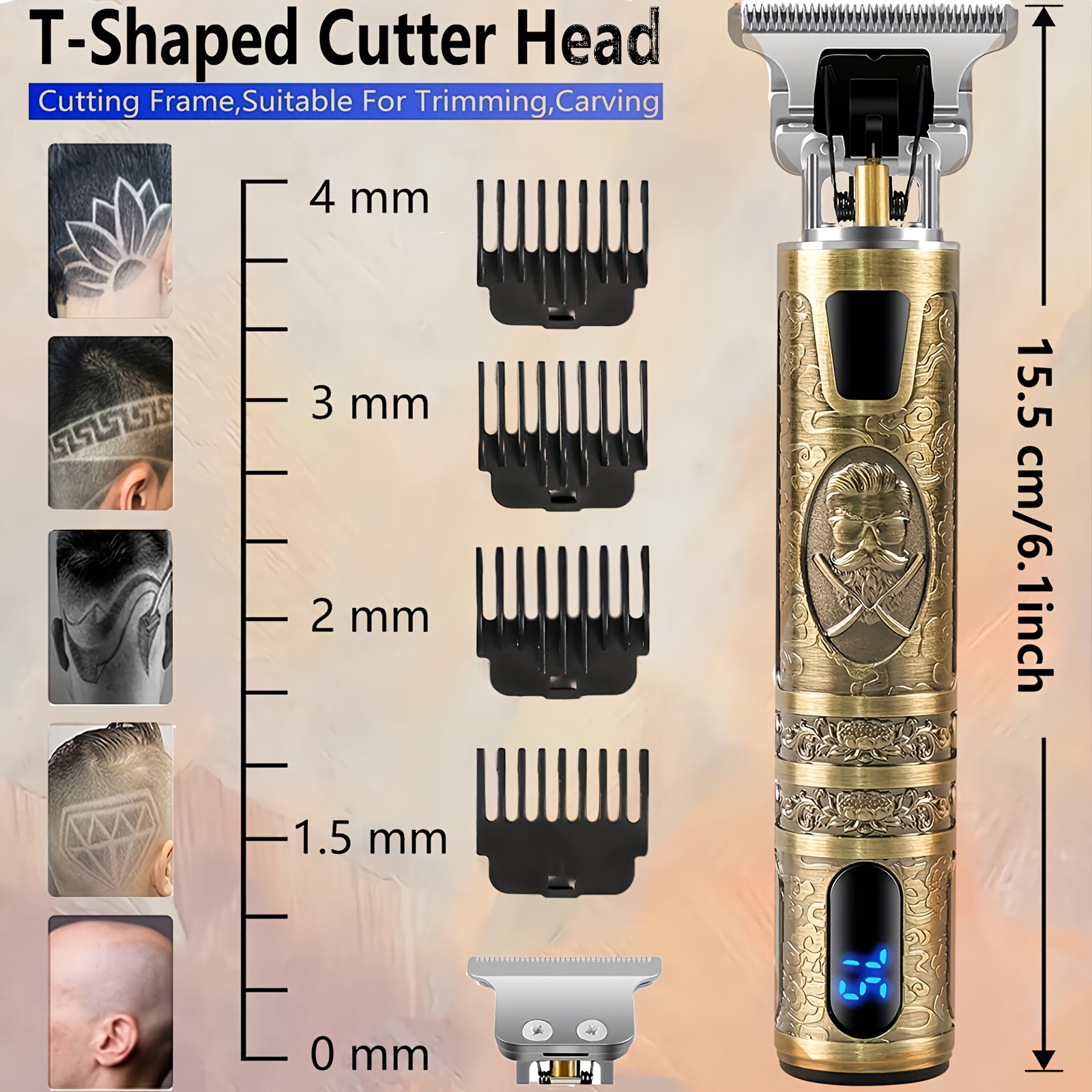 professional men's hair clipper men's electric shaver