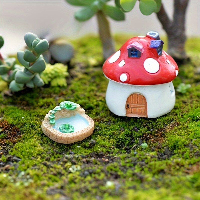 Fancy Fish House Accessories Suction Cup Toys DIY Betta Fish