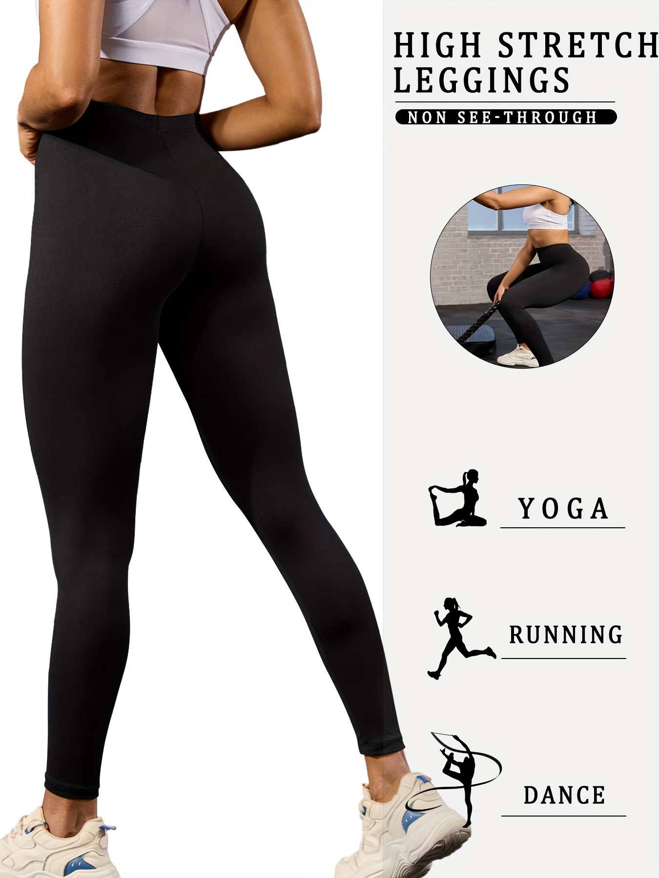 5 pack super soft sports leggings women non see workout - Temu