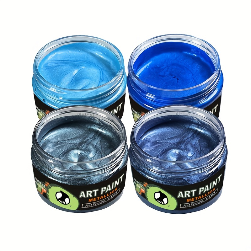 

Premium Metallic Acrylic Paint, 1.7oz - Waterproof & Quick-dry, Perfect For Diy Projects On Rock, Canvas, Wood & Textiles