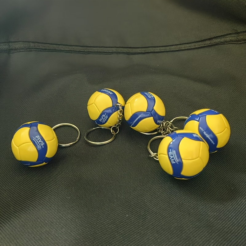 mini volleyball keychain a pvc accessory for keyrings competition prizes and  