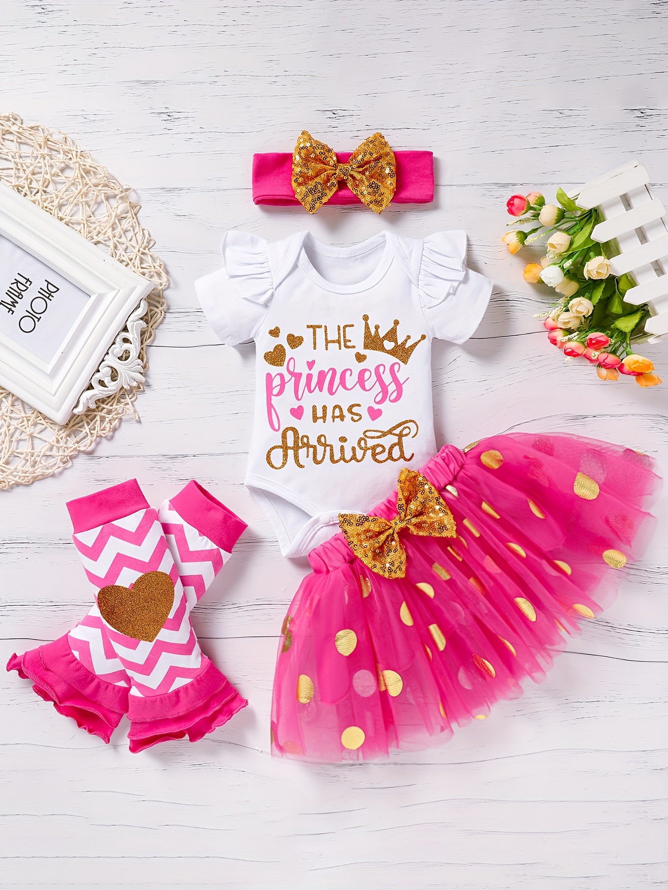 baby girl clothes sold on Temu United States