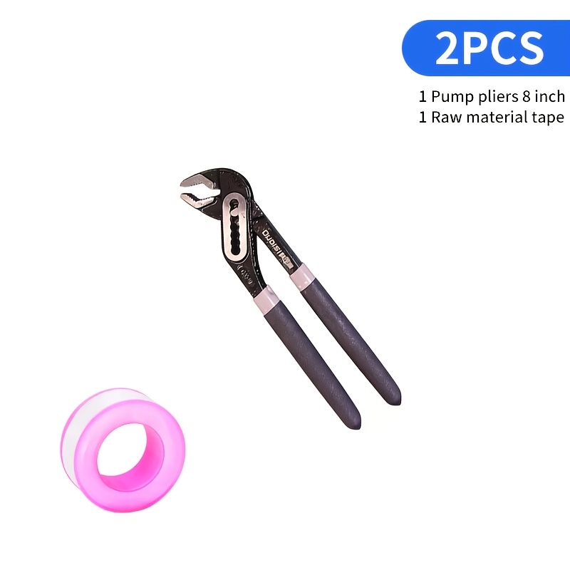 TEMU Llave Multifuncional de Tubería de Ajuste Rápido y Rápida, Llave de Tubería de , Llave Multifuncional para Fregadero de Cocina/Instalación de