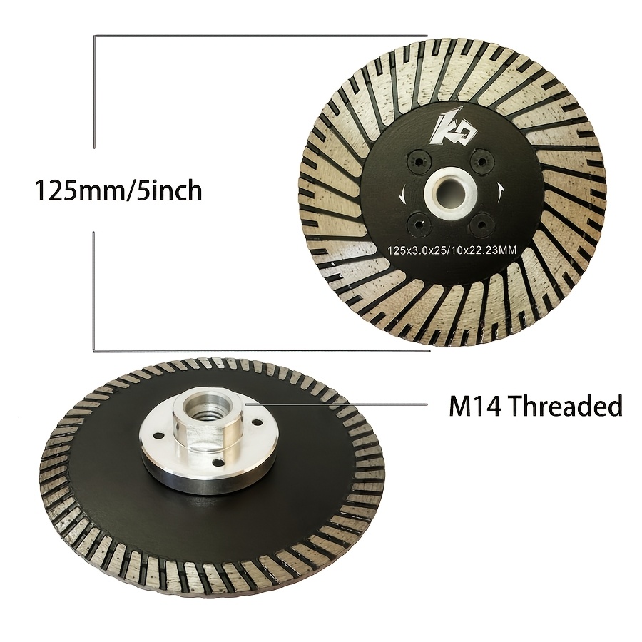 115/125mm Diamond Cutting Blade Diamond Cutting Disc Circular Saw Blade For Cutting Granite Marble Ceramic Tile With M14 Threaded