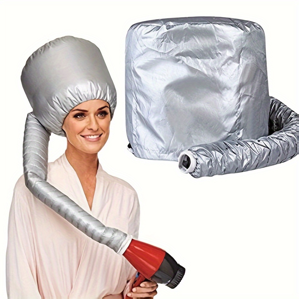 1pc Hair Dryer Bonnet,soft Bonnet Hair Dryers For Women,portable Hair Drying Nursing Cap Barbershop Salon Hat Supply Cap Hair Care Cap Hairdressing Tool Warm Air Drying Bonnet
