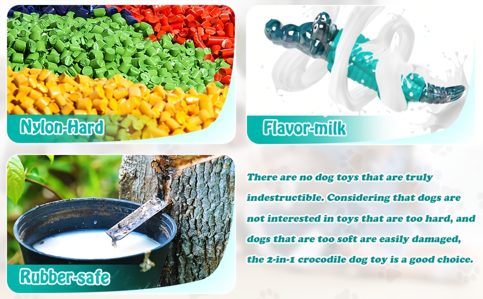 Indestructible Dog Chew Toys: Dog Toys For Large And Medium Dogs - Dog Toys For Dogs Who Like To Chew - Tough Dog Toys