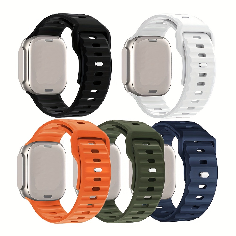 

Replacement Wide Soft Silicone Sport Watch Band For Watch Ultra 2 9/8/7/6/5/4/3/2
