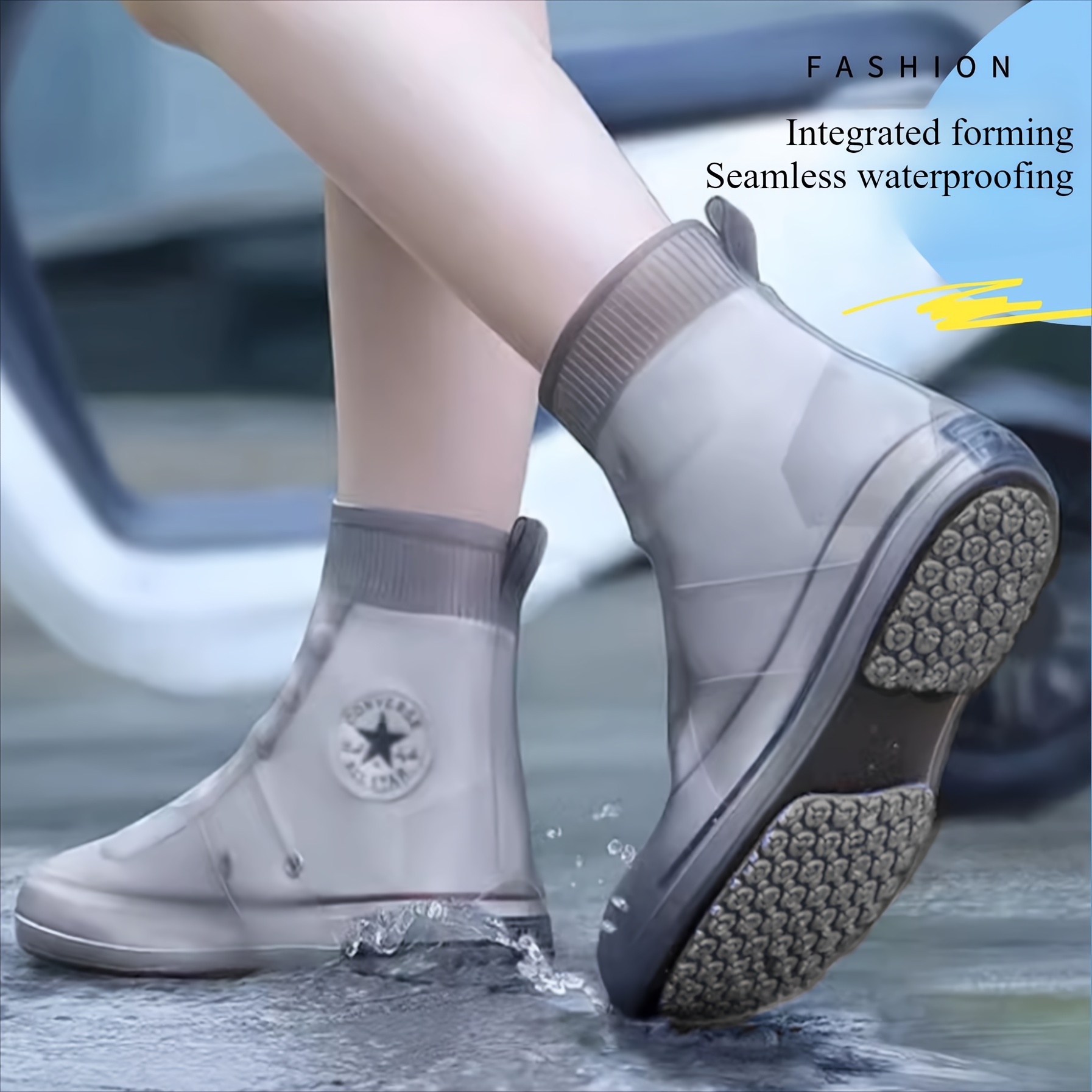 Cuando Llueve Protector De Tenis Para La Lluvia Cubre Zapatos