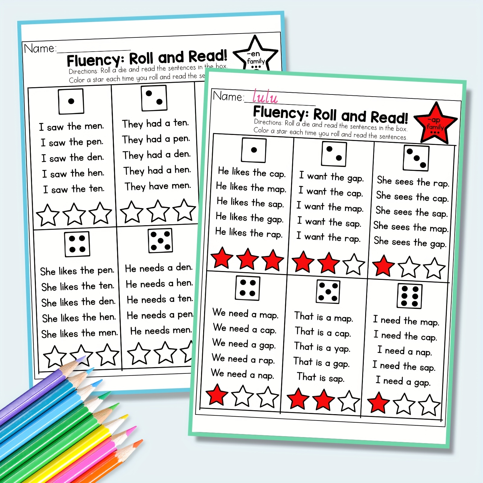 Early Learning English Sentence Book: Write, Color, and Remember Easily