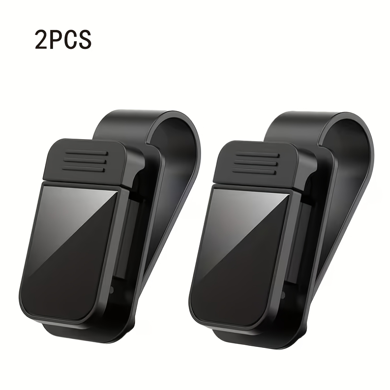 2 Car Eyeglass Clips, Multi-functional Fashionable Car Eyewear Holder, Sun Visor Storage Bracket, Suitable For Cars/inside Vehicles
