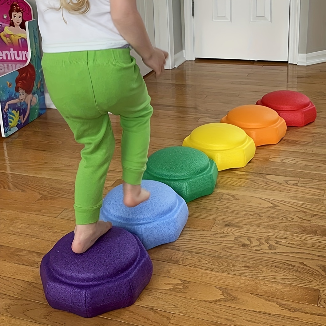 

Balance Stepping Stones - Develops Coordination & Sensory Skills, Ideal For Indoor Activities, Excellent As Training Gear, Suitable For All Seasons, Great For Holiday Gifting