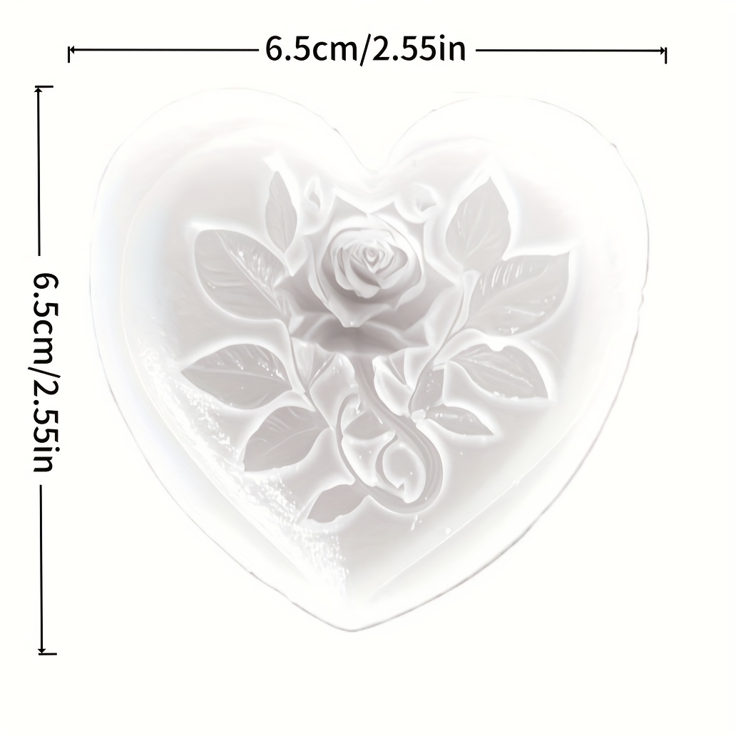 E-shop Eine Harzform mit einem wunderschönen 3D-Rosenreliefmuster. Diese kreative Kerzenform ist für Projekte. Es ist ein neues dekoratives Accessoire,
