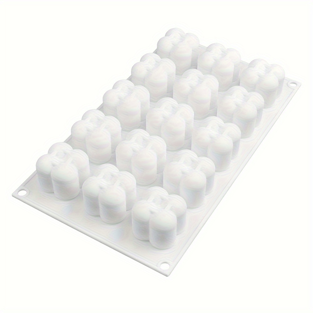 TEMU 1pc 15-cavity Bubble Magic Cube Silicone Mold Cube Three-layer Round Ball Aromatherapy Candle Ornament Decoration