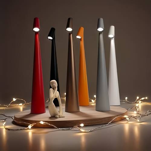 screen voice compatible rechargeable led table lamp with touch button control dimmable brightness powered lighting suitable for bedside desk living room minimalist modern lighting