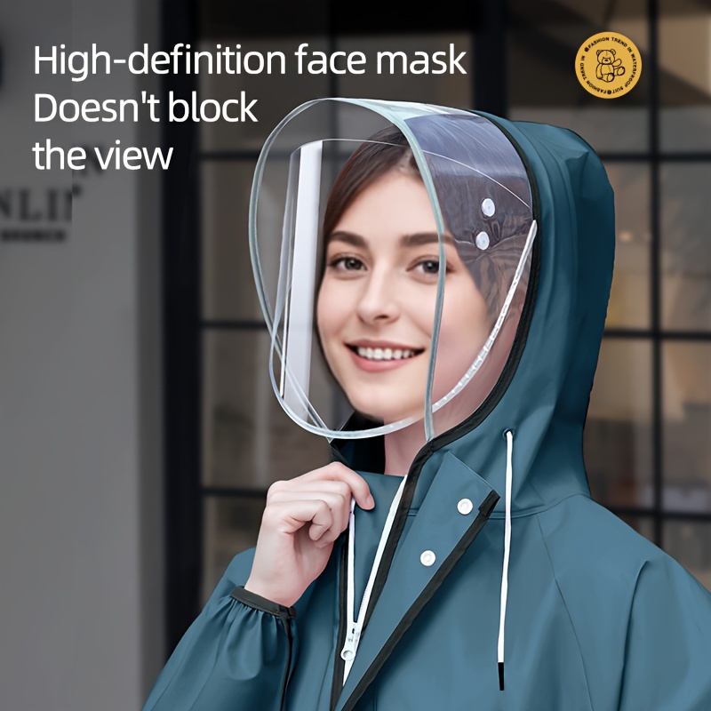 

Long Raincoat For Adults, Providing Full Body Protection Against Heavy Rain