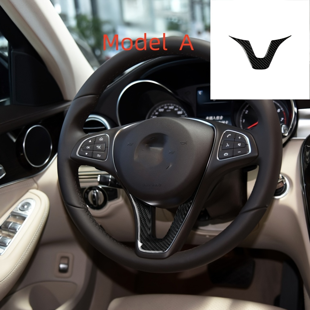 Car Interior Stickers Button Decals Compatible with 2008-2014 Mercedes Benz  W204 C250 C350 E-Class Steering Wheel AC Window Radio Number Door Repair