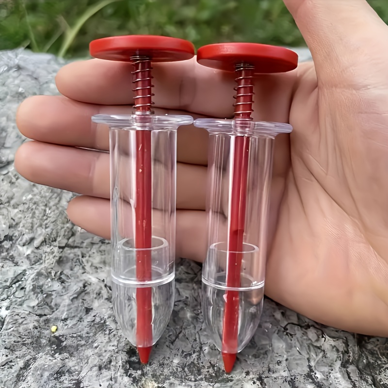 Image of 2pcs Portable Seed Dispenser - Full Seed Manual Seeder, And Lawn Care Tools, , Potted Vegetable Yard , Garden Supplies