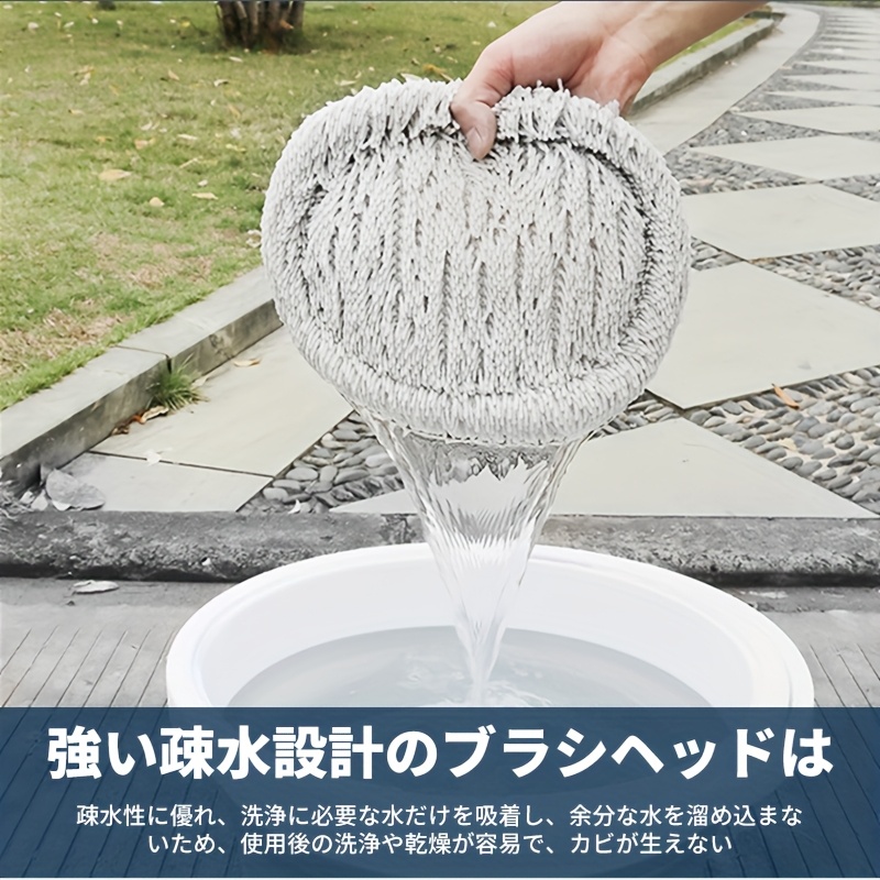 15°カーブデザイン＆90°回転ヘッド付き伸縮式カー モップ - 傷のない洗浄のためのマイクロファイ ニングパッド - すべての車サイズに対応する調節可能なハンドル - 車のクリーニング＆メンテナンスに最適、車のクリーニングツール | エルゴノミックグリップ | マイクロファイバーパッド、カークリーナー 商品詳細 5