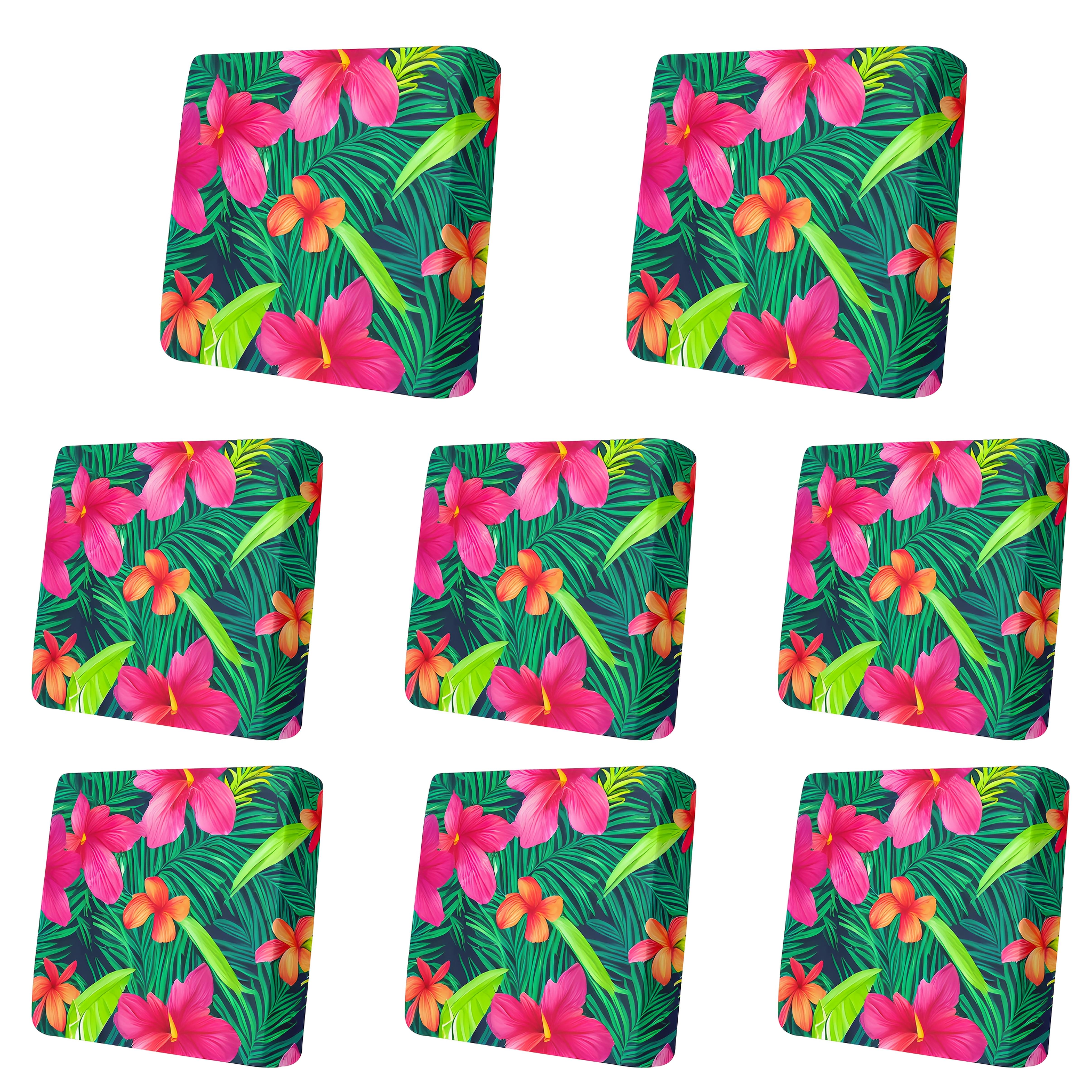 TEMU Copridivano da patio 8pz/6pz/4pz/2pz con vivace stampa , fodere per cuscini da da esterno, copridivani, copridivani da patio, tessuto in fibra Y