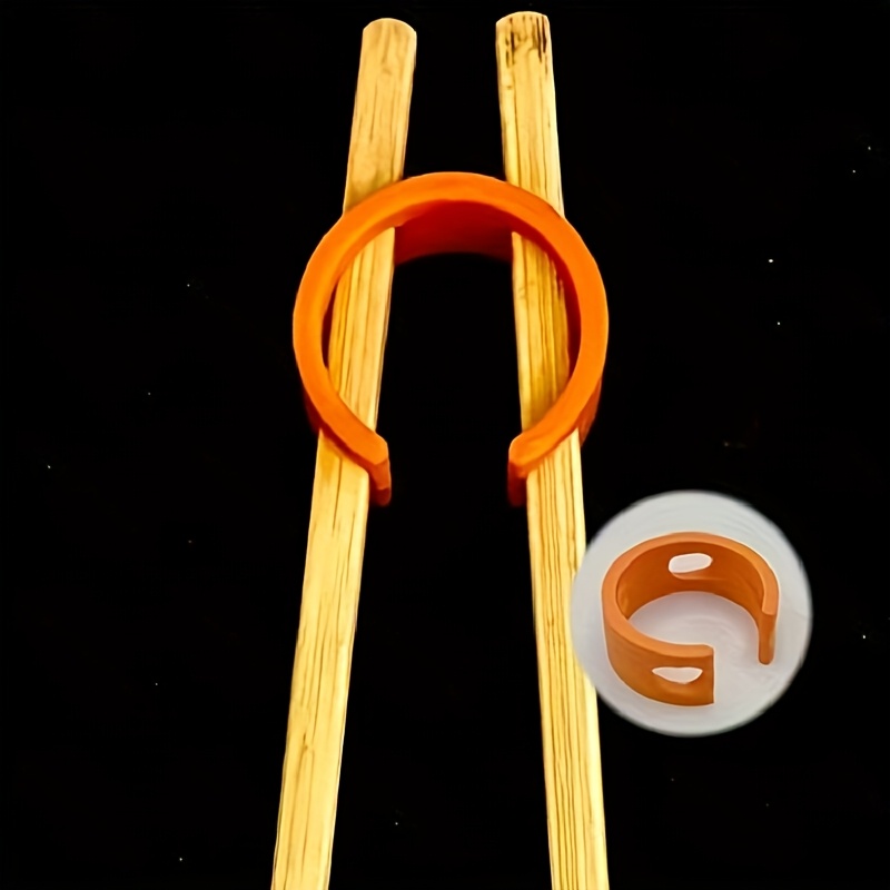 TEMU 1pc Reusable Portable Chopstick Grip Trainer Easy To Clean Suitable For Adults Beginners And Chopstick Additions Chopstick Grip Trainer Durable