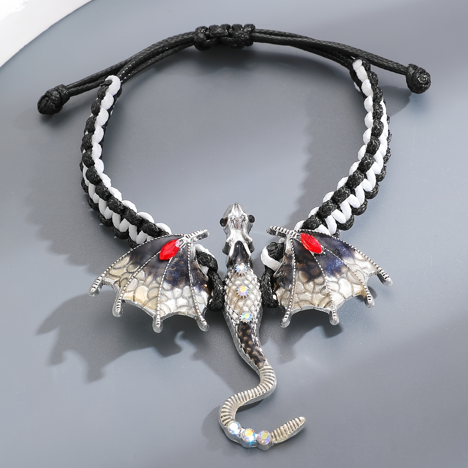 TEMU Pulsera Ajustable de de Dibujos Animados Vintage, Tejida a , Adecuada para Hombres y Mujeres, Versátil para Uso Casual y Regalos Festivos