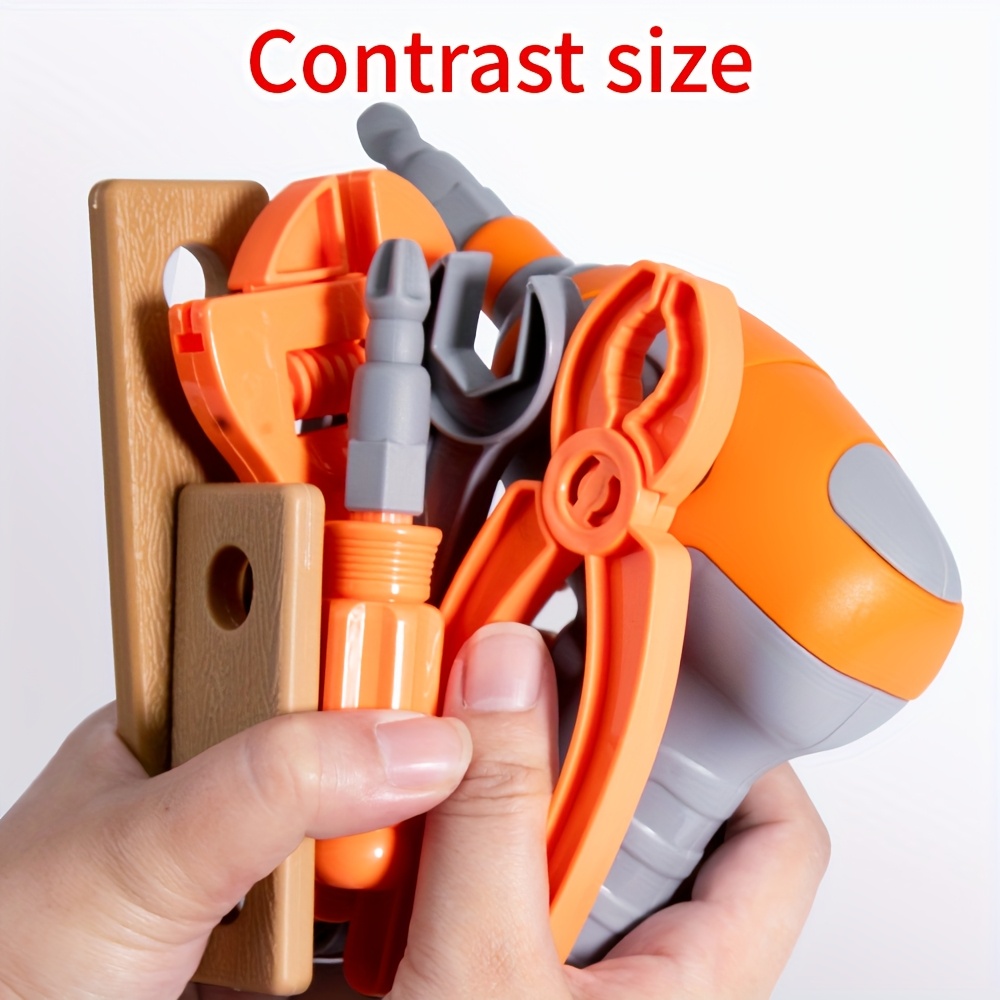 121/122/144pcs Pretend Play Assembly Simulation Screwdriver Tool Box Toy Set Includes Disassembly And Assembly Tools, Screws, And Simulated Repair Kit Can Be Freely Assembled Into Different Shapes, Best Birthday Gift for Boys 14 121/122/144pcs Pretend Play Assembly Simulation Screwdriver Tool Box Toy Set Includes Disassembly And Assembly Tools, Screws, And Simulated Repair Kit Can Be Freely Assembled Into Different Shapes, Best Birthday Gift for Boys