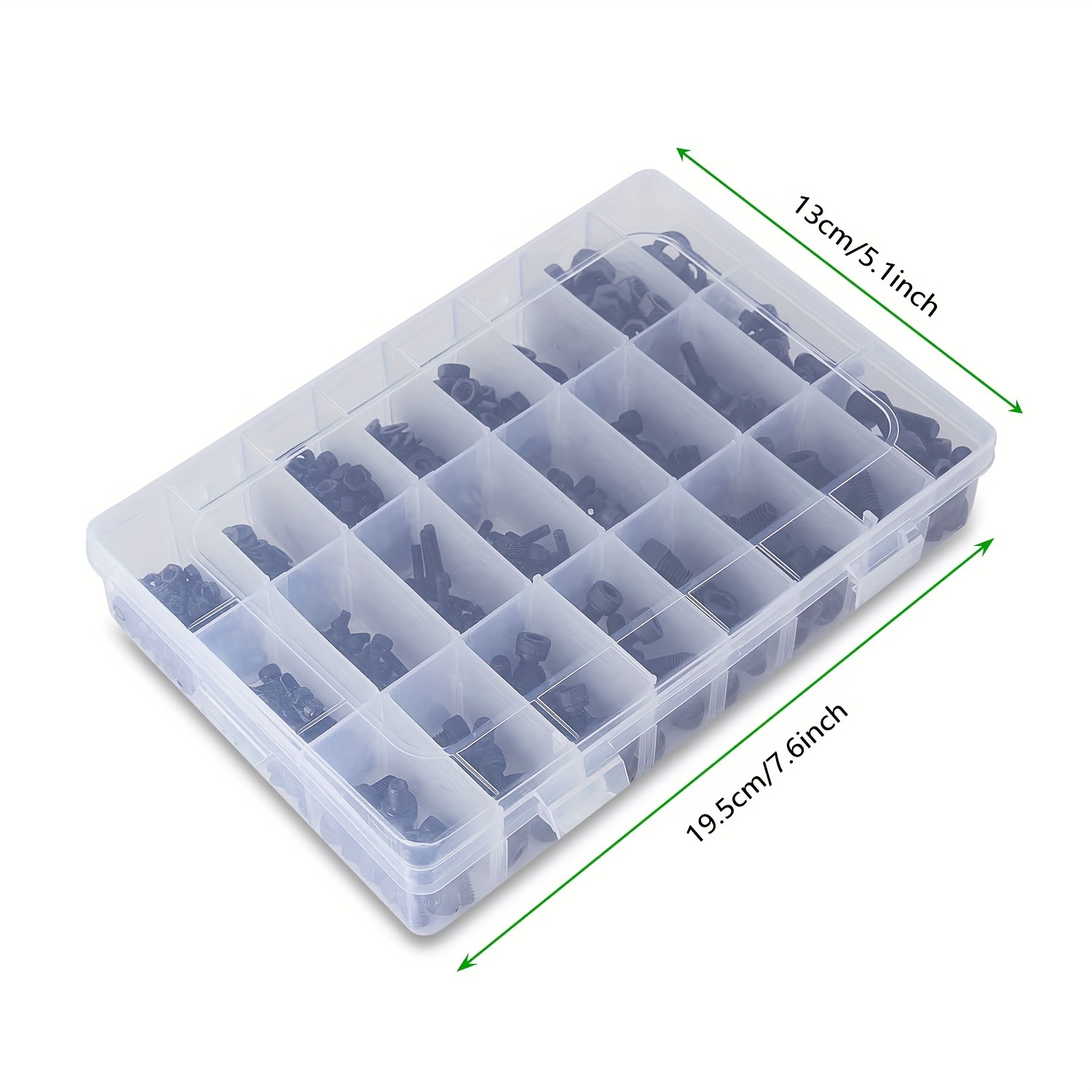 Surtido de pernos métricos de 1260 piezas, de 4 mm a 30 mm, acero aleado de grado 12.9, cabeza hexagonal, rosca a la derecha, kit de tornillos industriales, tuercas, arandelas, chapado en zinc negro, duradero y resistente a la corrosión.