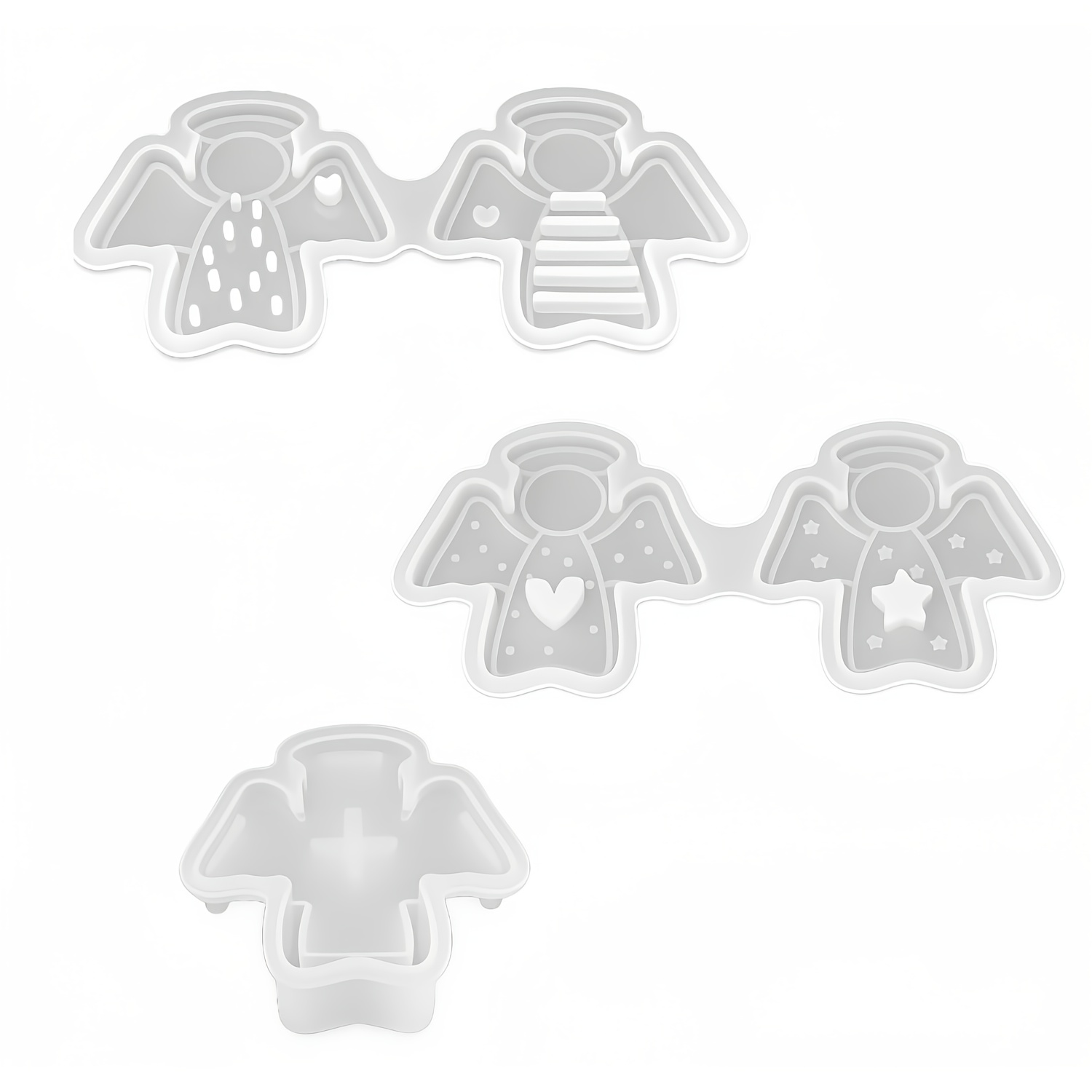 3pcs Ornament Silicone Mold / Resin Silicone Mold / Set Of Atmosphere Lamp Resin Liquid Mold / Handmade Clay Mold / Making Plaster, Resin