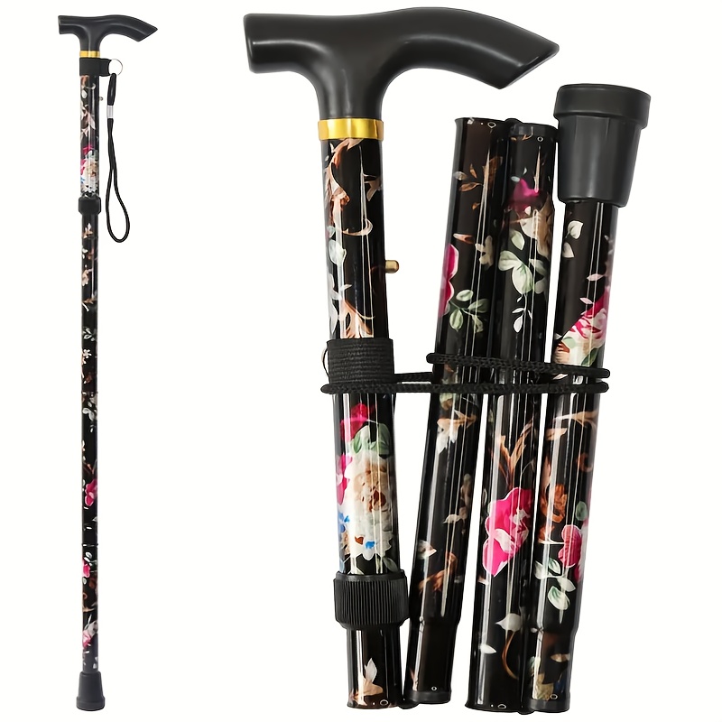 ultra light foldable walking canes portable trekking poles Temu